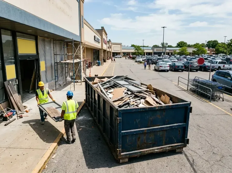 retail-store-renovation-debris-003 — frequently asked questions, Roll-off Dumpster Rentals in Shawano, WI